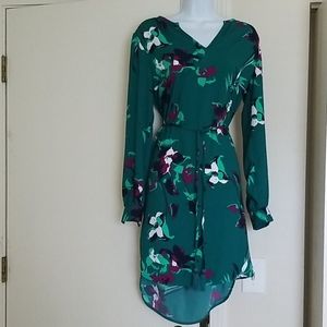 Floral Green Dress Size Small